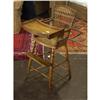 Image 1 : CIRCA 1910 BABY WICKER HIGHCHAIR