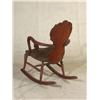 Image 2 : CIRCA 1890 CARVED MAHOGANY ROCKER