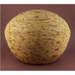 ALASKAN ESKIMO OVOID BASKET 12''H