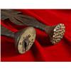 Image 2 : TWO ANTIQUE CONGOLESE NGOMBE SHORT SWORDS