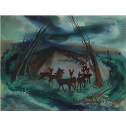 WATERCOLOR THELMA LEHMAN SEATTLE ARTS