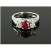 Image 1 : RUBY, DIAMOND & 14K GOLD LADY'S RING