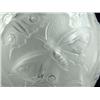 Image 2 : VERLYS FROSTED GLASS TULIP VASE BUTTERFLY 5''