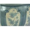 Image 2 : MAJOLICA FAIENCE BLUE JARDINIERE 14 1/2 INCH