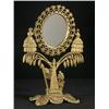 Image 1 : GILT CAST METAL CHEVAL MIRROR COLONIAL STYLE