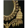 Image 2 : GILT CAST METAL CHEVAL MIRROR COLONIAL STYLE