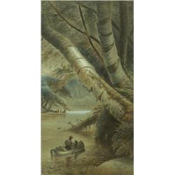 WATERCOLOR ON BOARD 1880