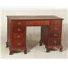 Image 1 : CHIPPENDALE STYLE MAHOGANY PEDESTAL DESK