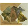 Image 1 : COLLAGE MIXED MEDIA CLAUDE STAHLY ABSTRACT