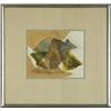 Image 2 : COLLAGE MIXED MEDIA CLAUDE STAHLY ABSTRACT