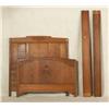 Image 1 : CIRCA 1890 OAK AESTHETIC MOVEMENT BED
