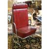 Image 2 : PAIR CHROME DECO STYLE HIGHBACK CHAIRS
