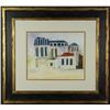 Image 1 : ACRYLIC DAVID CULP TOWNSCAPE