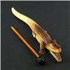 Image 1 : BLACK AMERICANA ALLIGATOR PENCIL HOLDER