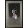 Image 1 : MIXED MEDIA ON METAL VALENTINE FEMALE FIGURE