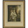 Image 2 : MEZZOTINT SIR JOSHUA REYNOLDS STRAWBERRY GIRL