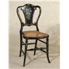 Image 1 : ENGLISH MID VICTORIAN EBONIZED SIDE CHAIR