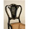 Image 3 : ENGLISH MID VICTORIAN EBONIZED SIDE CHAIR