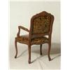 Image 2 : LOUIS XV STYLE CARVED WALNUT ARMCHAIR