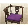 Image 2 : PAIR 19TH C. OAK RENAISSANCE REVIVAL CORNER CHAIRS