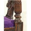 Image 3 : PAIR 19TH C. OAK RENAISSANCE REVIVAL CORNER CHAIRS