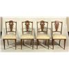 Image 1 : FOUR SHERATON STYLE MAHOGANY SIDE CHAIRS