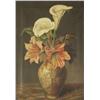 Image 1 : OIL PAINTING STILL LIFE FLOWERS