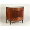 Image 1 : BAKER FURNITURE GEORGIAN MAHOGANY DEMILUNE COMMODE