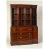 Image 1 : GEORGIAN STYLE BREAKFRONT BOOKCASE/SECRETARY