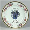 Image 1 : MEISSEN PORCELAIN ARMORIAL PLATE 9 1/2''