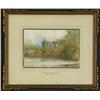 Image 1 : WATERCOLOR GEORGE S. ELGOOD LANDSCAPE