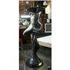 Image 1 : MODERNISTIC METAL AND MARBLE SCULPTURE OF WOMAN