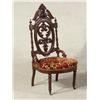Image 1 : CIRCA 1860-70 WALNUT VICTORIAN ROCOCO PARLOR CHAIR