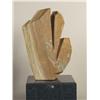 Image 1 : ONE MARBLE ABSTRACT SCULPTURE ON SOLID GRANITE