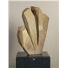 Image 2 : ONE MARBLE ABSTRACT SCULPTURE ON SOLID GRANITE