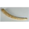 Image 2 : GERMAN IVORY TUSK CARVED HUNT SCENE C EARLY 20TH
