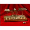 Image 1 : VICTORIAN BRASS AND WALNUT POSTAGE SCALE