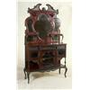 Image 1 : CIRCA 1870-90 CHIPPENDALE REVIVAL DISPLAY CABINET