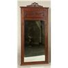 Image 1 : TALL CIRCA 1890 FRENCH PROVINCIAL OAK MIIROR
