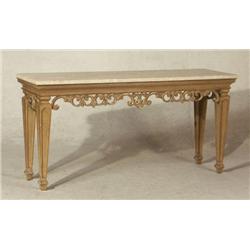 Maitland-Smith Italian Baroque style console table
