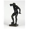 Image 1 : BRONZE STATUE YOUTH PLAYING INSTRUMENTS 12 1/4''