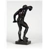 Image 2 : BRONZE STATUE YOUTH PLAYING INSTRUMENTS 12 1/4''