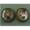 Image 1 : MINIATURE FLORAL OIL PAINTINGS