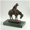 Image 1 : FREDERIC REMINGTON REPRODUCTION BRONZE ''NORTHER''