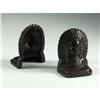 Image 1 : INDIAN CHIEF CASY METAL BOOKENDS