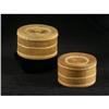 Image 1 : TWO BASKET BOXES WITH LIDS