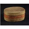 Image 1 : RAFFIA BASKET WITH LID