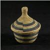 Image 1 : SMALL AFRICAN BASKET WITH LID