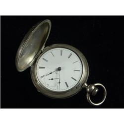 COIN SILVER POCKET WATCH