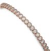 Image 3 : 7 ctw Diamond Designer Bracelet 18K Rose Gold - REF-624W8H